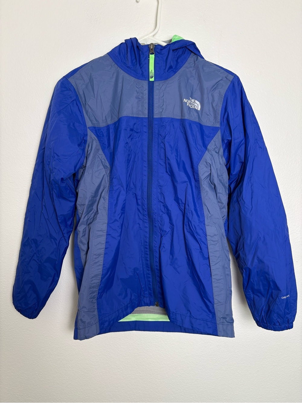 The North face Boys 2 In 1 Windbreaker And Fleece Jacket Size Large (14/16)